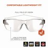 Ergodyne Skullerz VALI Anti-Scratch/Enhanced Anti-Fog Safety Glasses, Matte Black Frameless, Clear Poly Lens 59205